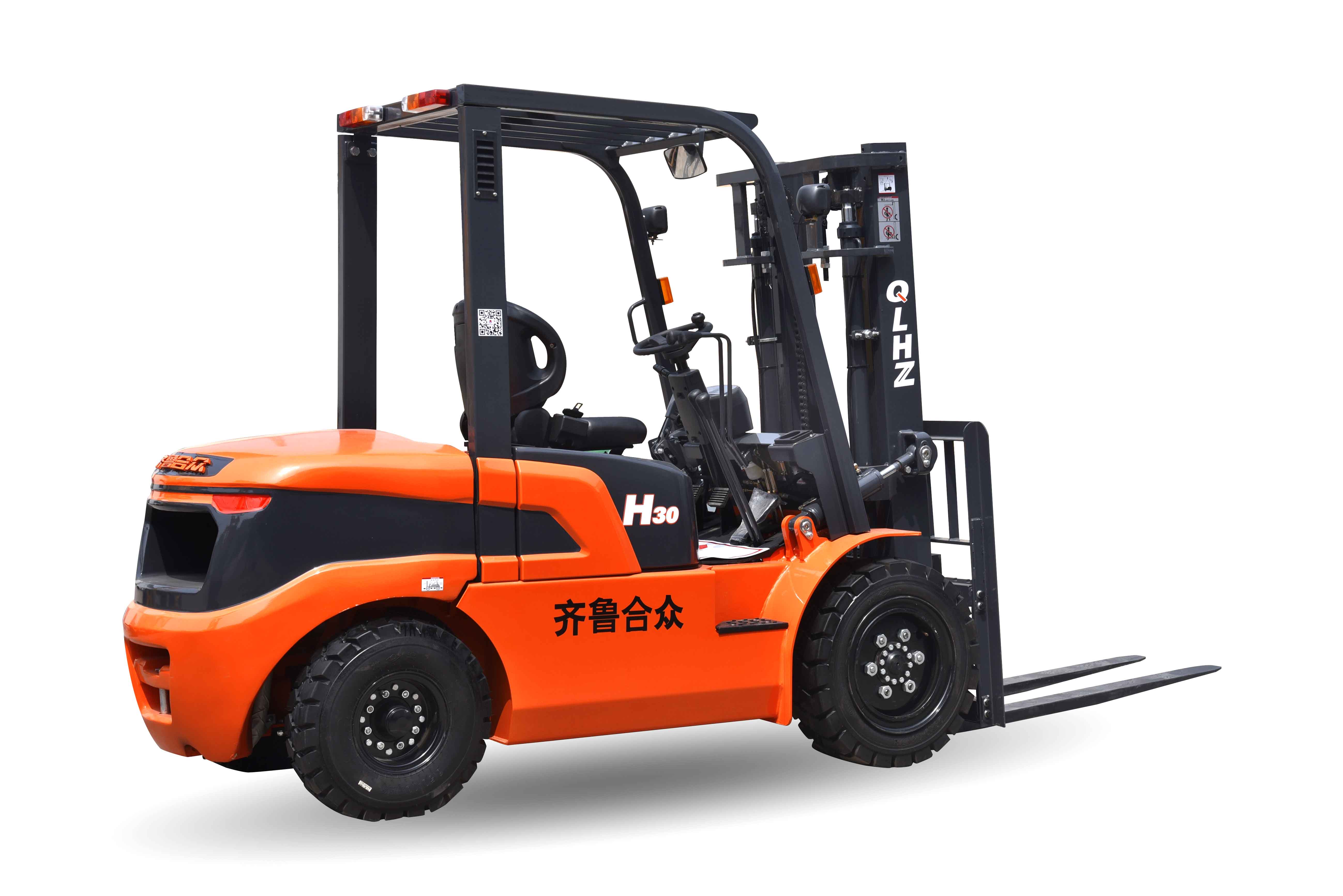 青島合眾研發(fā)平衡重內(nèi)燃叉車(chē)形成量產(chǎn)